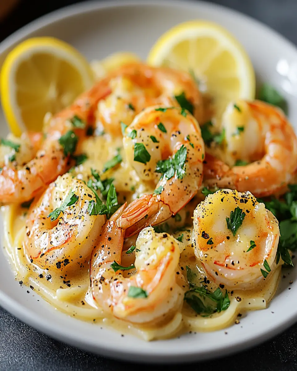 Creamy Lemon Shrimp First Image First Image