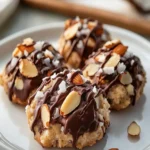 Chocolate Coconut Cookies with Almonds First Image First Image
