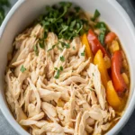 The Juiciest Crockpot Shredded Chicken recipe First Image First Image