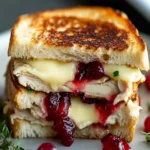 Turkey Cranberry Brie Grilled Cheese First Image First Image