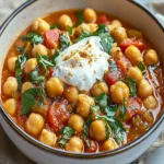 Cozy Saffron Chickpea and Tomato Stew Recipe Delight First Image First Image