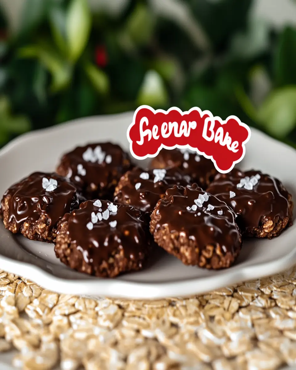 Chocolate Oatmeal No Bake Cookies Recipe First Image First Image