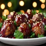 Savory Christmas Cranberry Meatballs in 30 Minutes First Image First Image