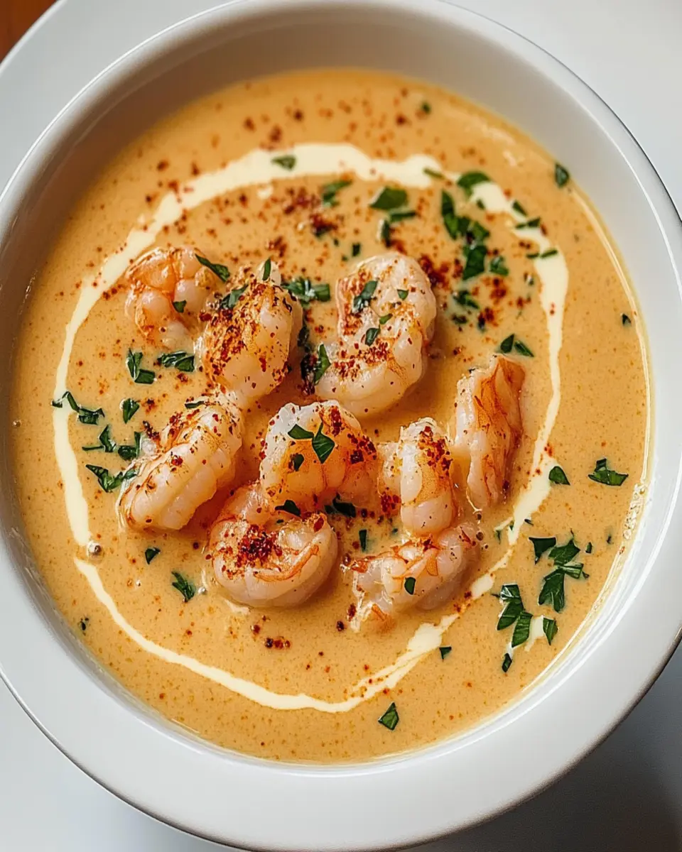Creamy Crab and Shrimp Seafood Bisque First Image First Image