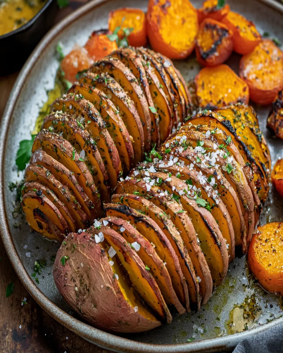 Hasselback Sweet Potatoes First Image First Image