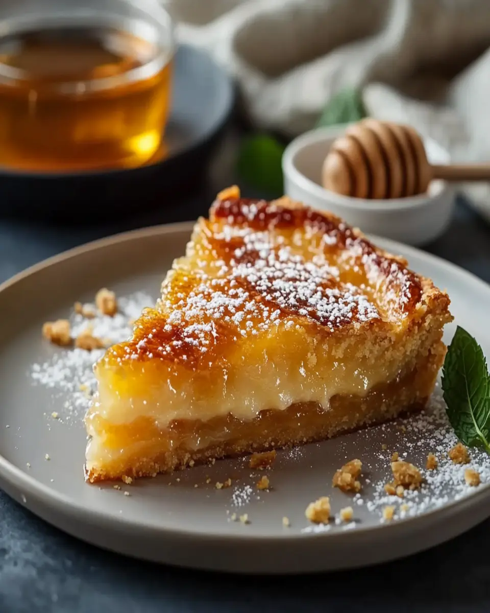 Melopita (Greek Honey Pie) First Image First Image