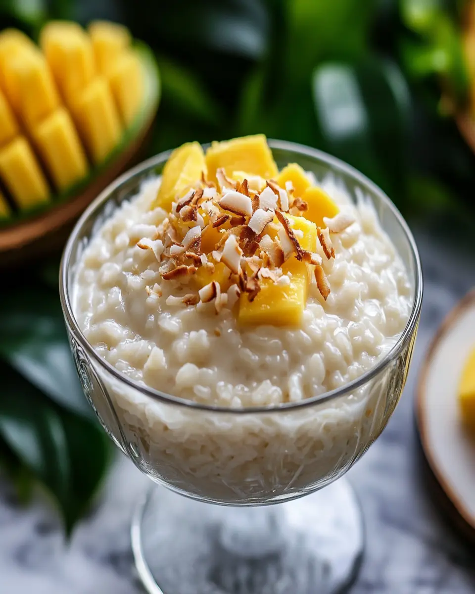Coconut Rice Pudding: Creamy Comfort Tropical Dessert First Image First Image