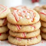 White Chocolate Candy Cane Cookies First Image First Image