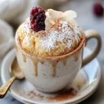 Keto Coffee Cake Mug Cake First Image First Image