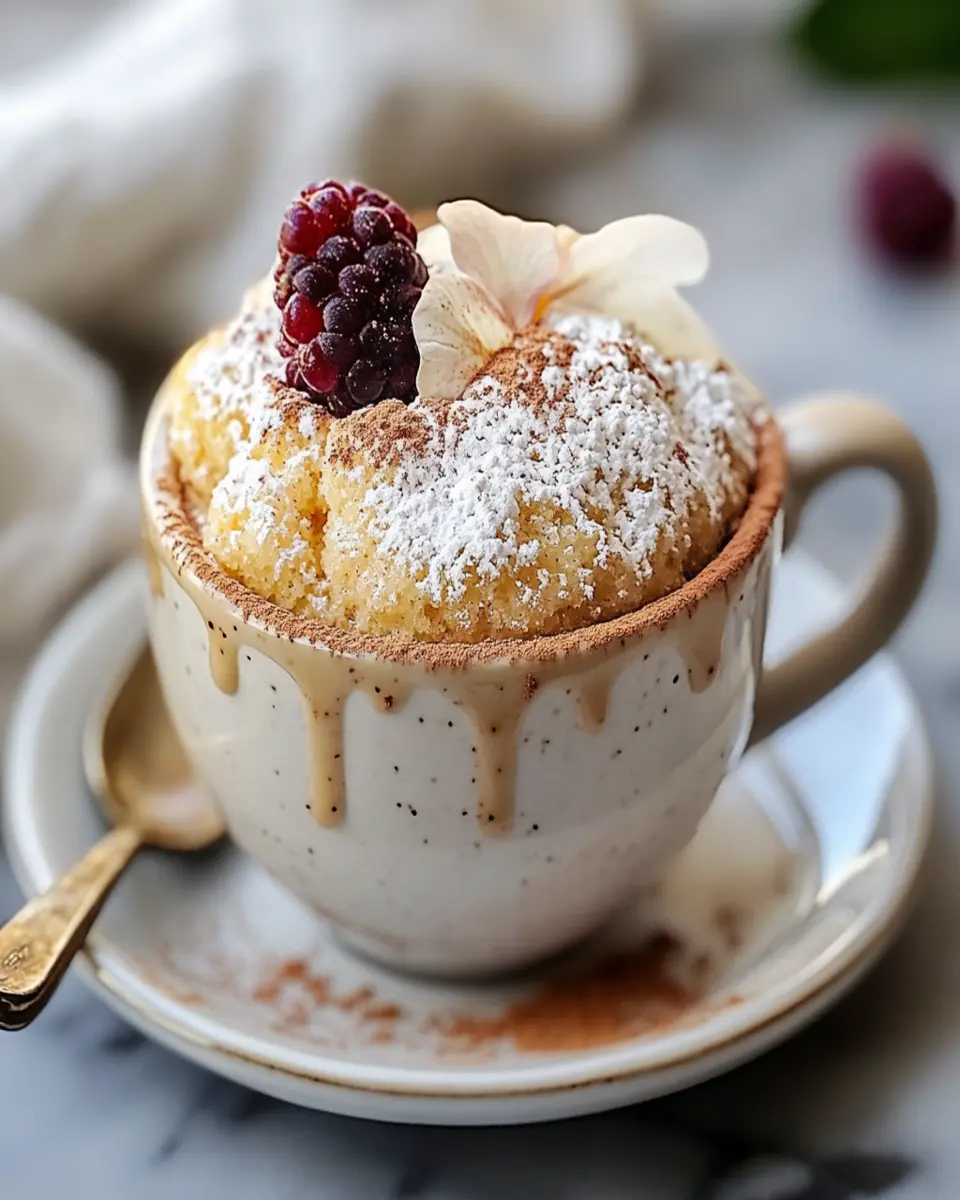 Keto Coffee Cake Mug Cake First Image First Image