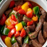 Slow Cooker Pepper Steak: Comfort Food That Practically Cooks Itself First Image First Image