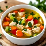 Chicken and Vegetable Soup Recipe First Image First Image