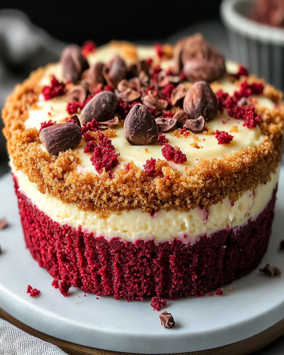 Decadent Keto Red Velvet Cheesecake First Image First Image