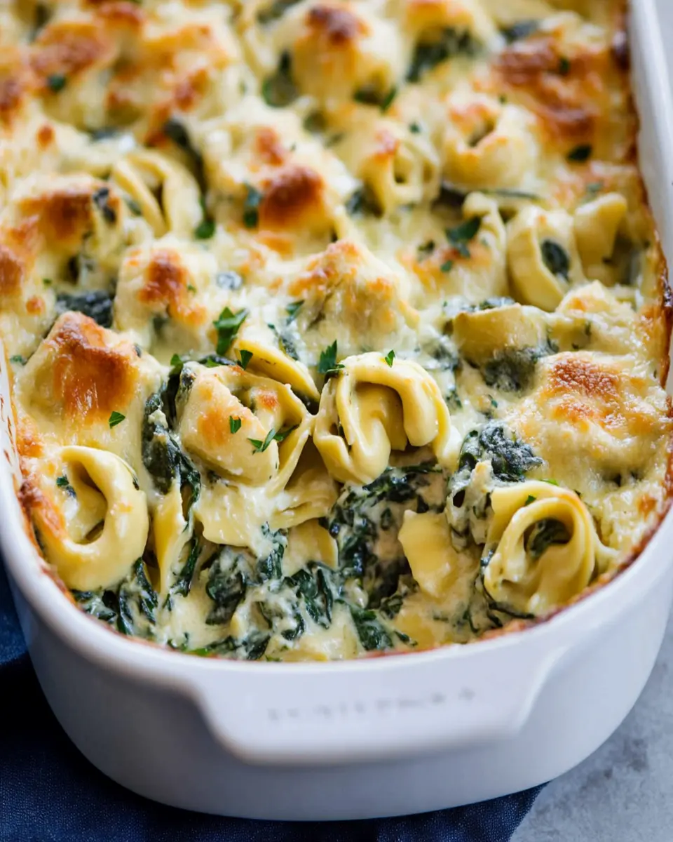 Spinach and Artichoke Tortellini Bake First Image First Image
