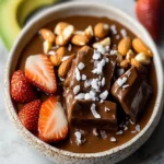 Keto Chocolate Fondue with Low-Carb Dippers First Image First Image