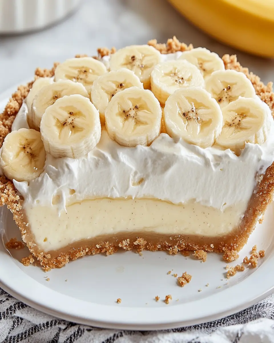 Irresistible Banana Cream Pie: A Slice of Joy First Image First Image