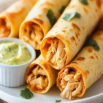 Crispy Super Bowl Easy Chicken Taquitos – 5 Ingredients! First Image First Image