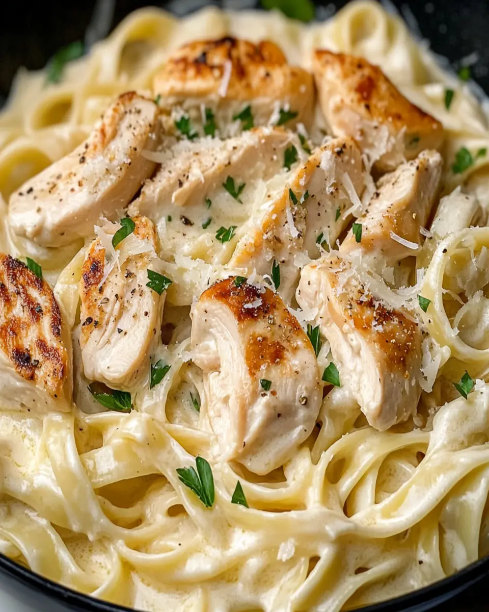 Homemade Chicken Alfredo First Image First Image