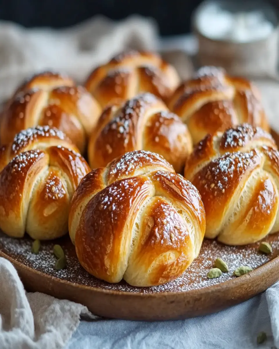 Hveteboller (Norwegian Cardamom Buns) First Image First Image