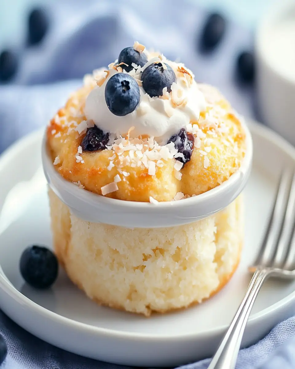 Wheat-Free Keto Banana Coconut Mug Cake First Image First Image