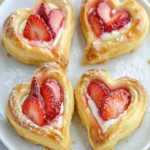 Strawberry Cream Cheese Heart Danishes First Image First Image