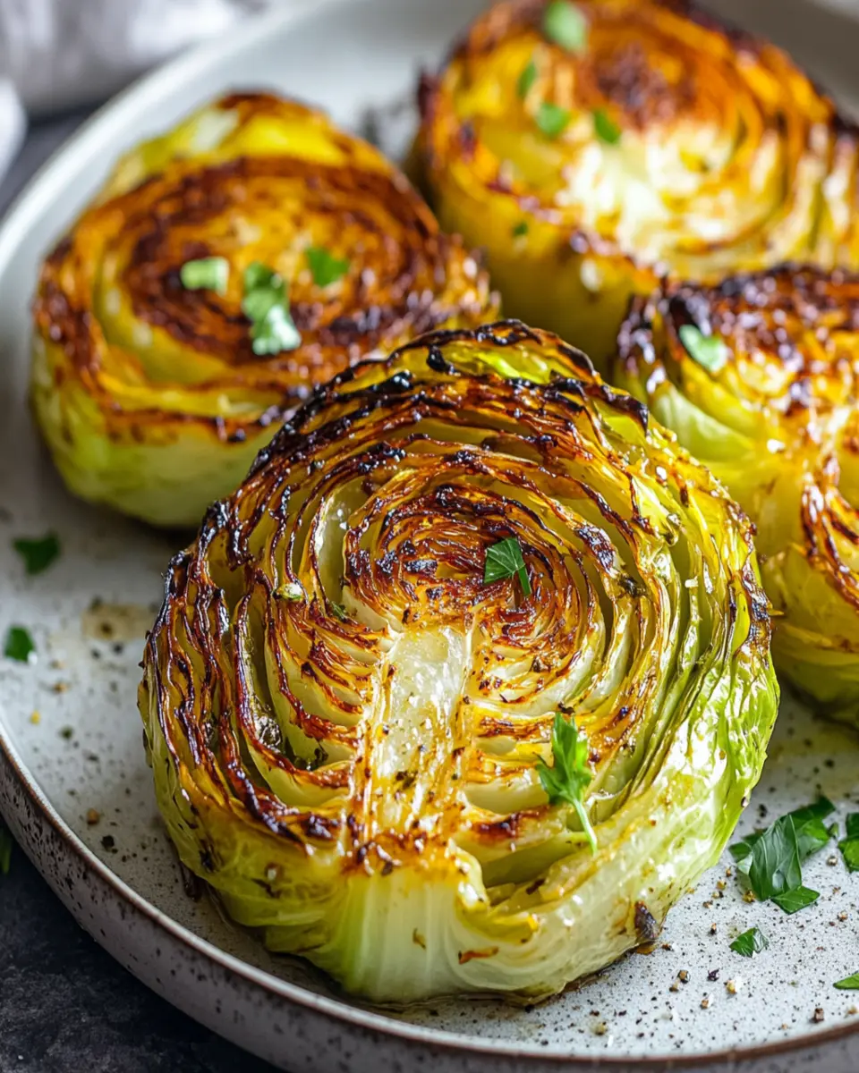 Roasted Cabbage Steaks First Image First Image