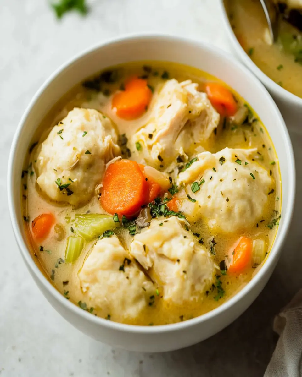 Chicken and Dumpling Soup First Image First Image