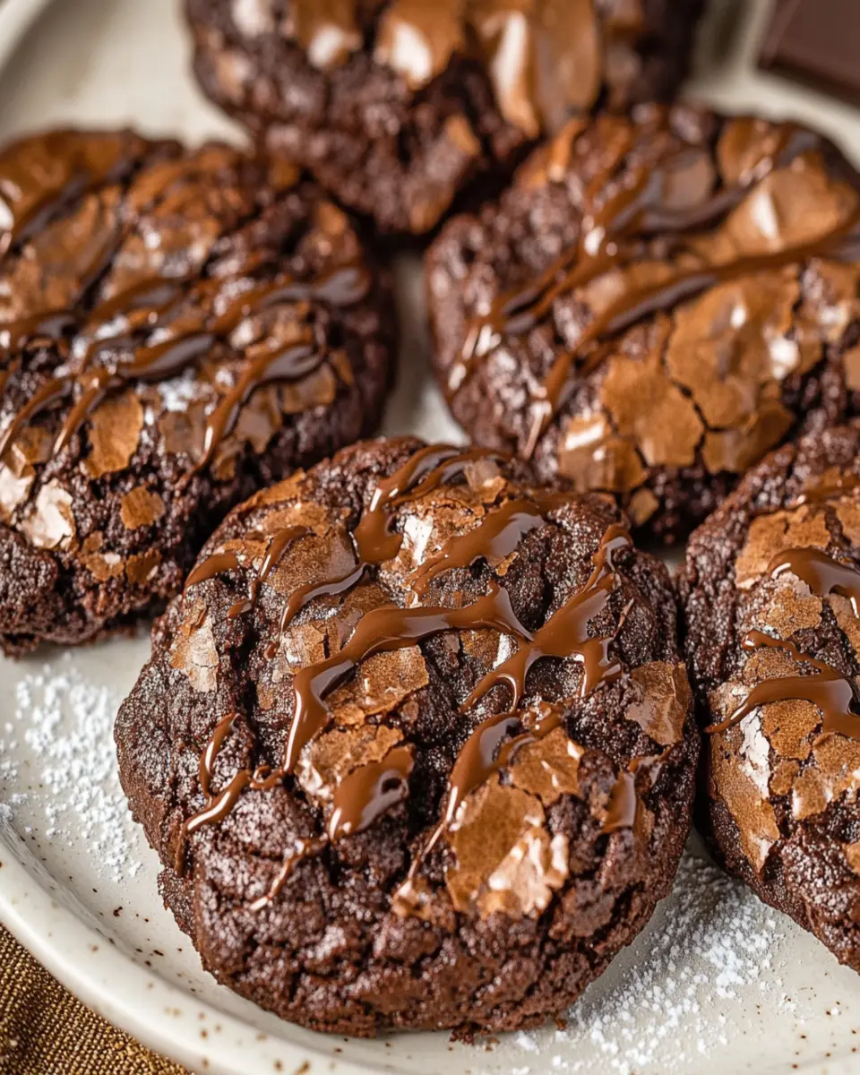 Brownie Cookies Recipe (2 Ways!) First Image First Image