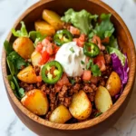 Loaded Potato Taco Bowl – Hearty Dinner Delight Awaits First Image First Image