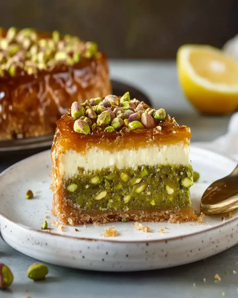 Baklava Pistachio Cheesecake First Image First Image