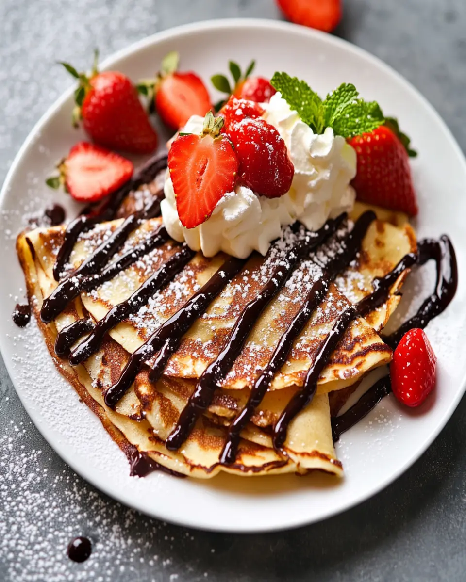 Nutella Crepes First Image First Image