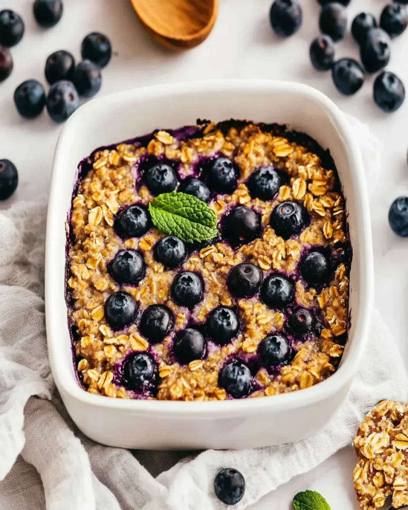 Blueberry Baked Oatmeal First Image First Image