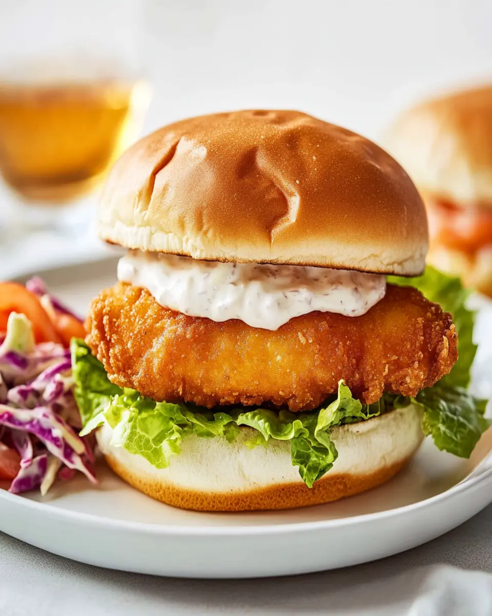 Fried Fish Sandwich First Image First Image
