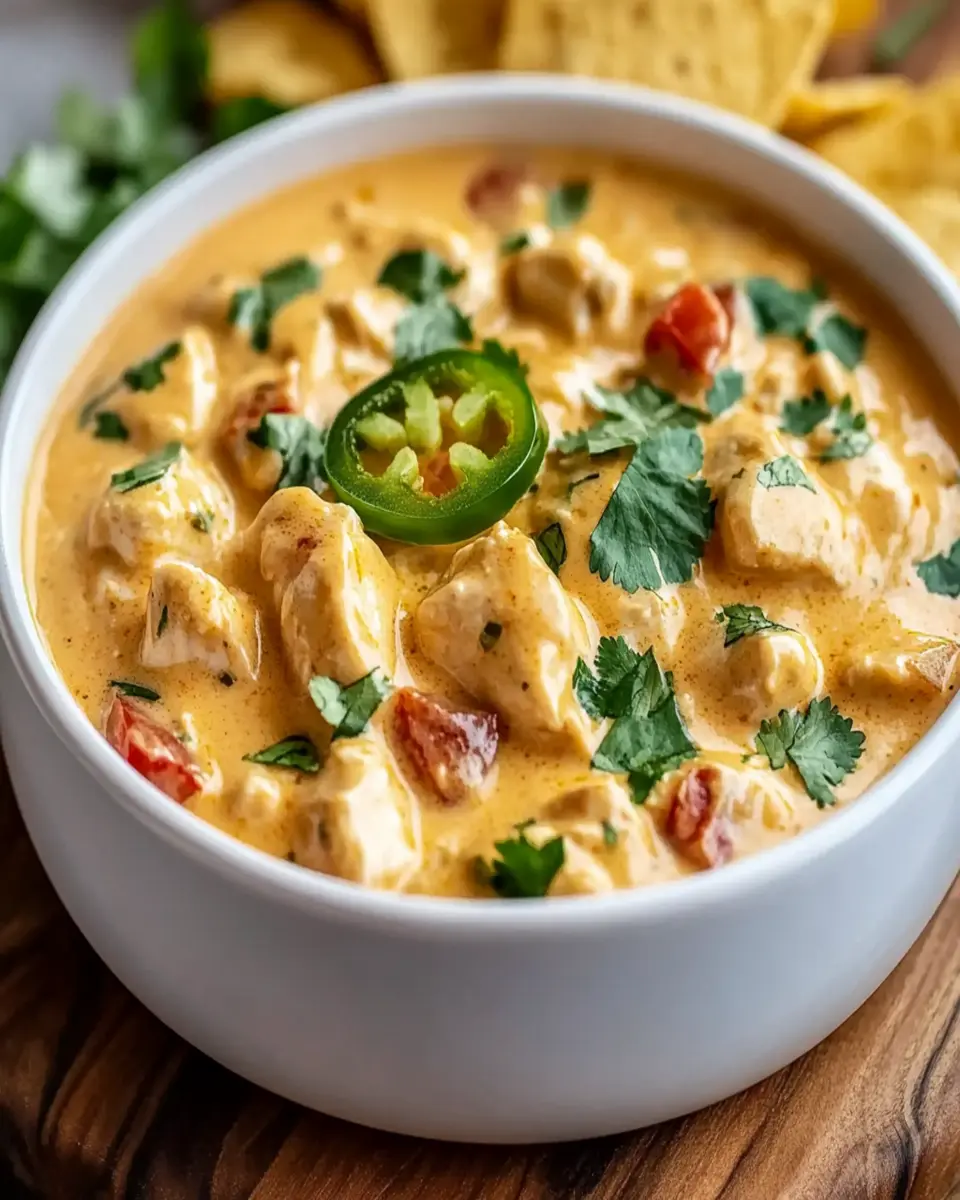 Quick Crockpot Queso Chicken: An Amazing Ultimate 5-Ingredient Recipe First Image First Image
