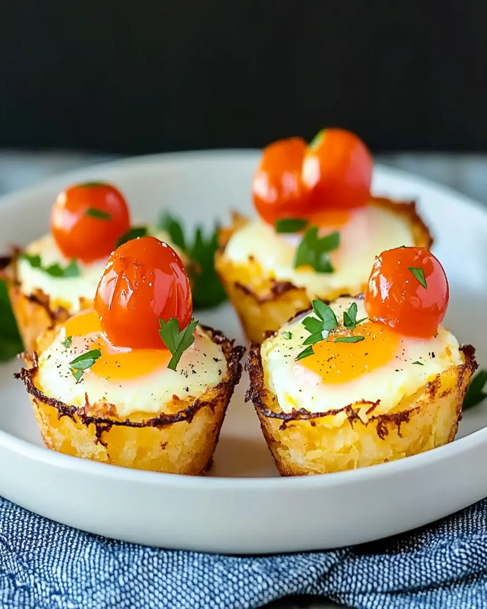 Delicious Hash Brown Egg Cups for a Perfect Breakfast Treat First Image First Image