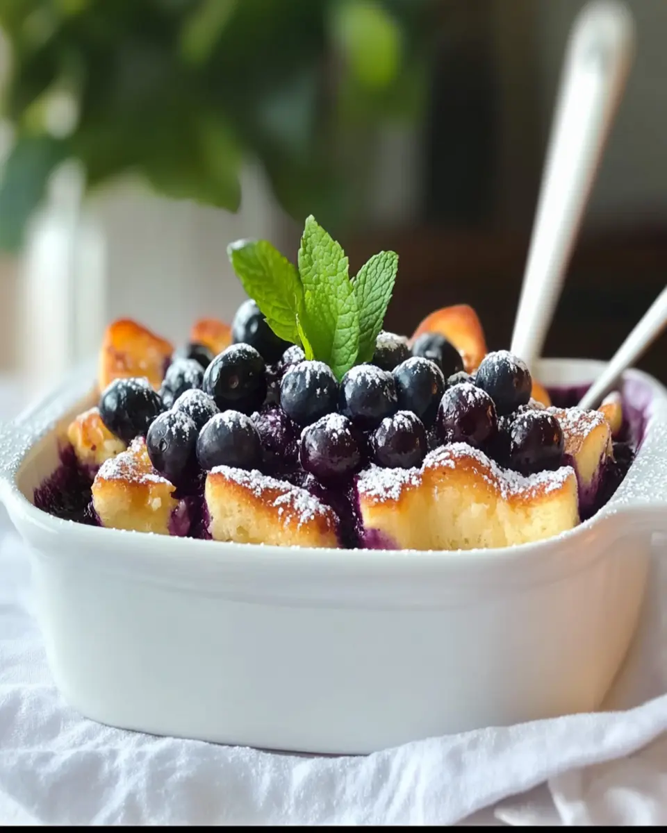 Irresistible Blueberry Cream Cheese French Toast Casserole First Image First Image