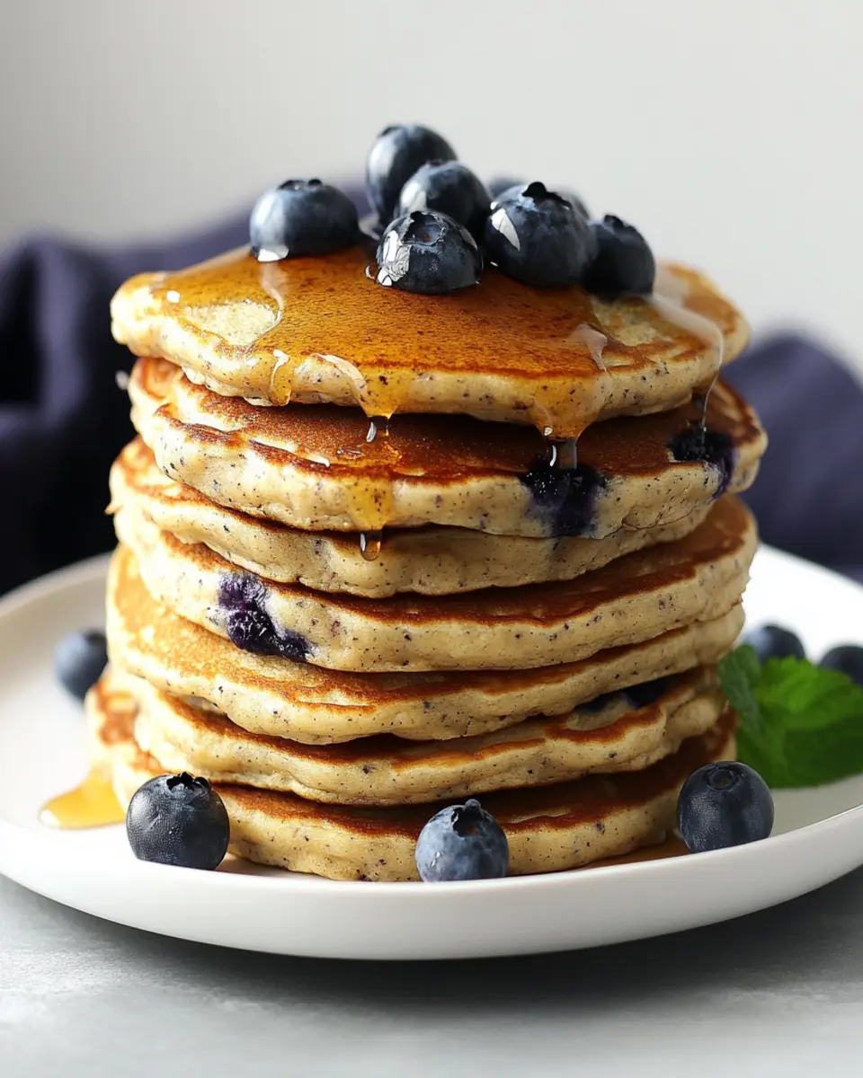 Blueberry Oat Pancakes First Image First Image