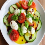 Fresh Cucumber Caprese Salad First Image First Image