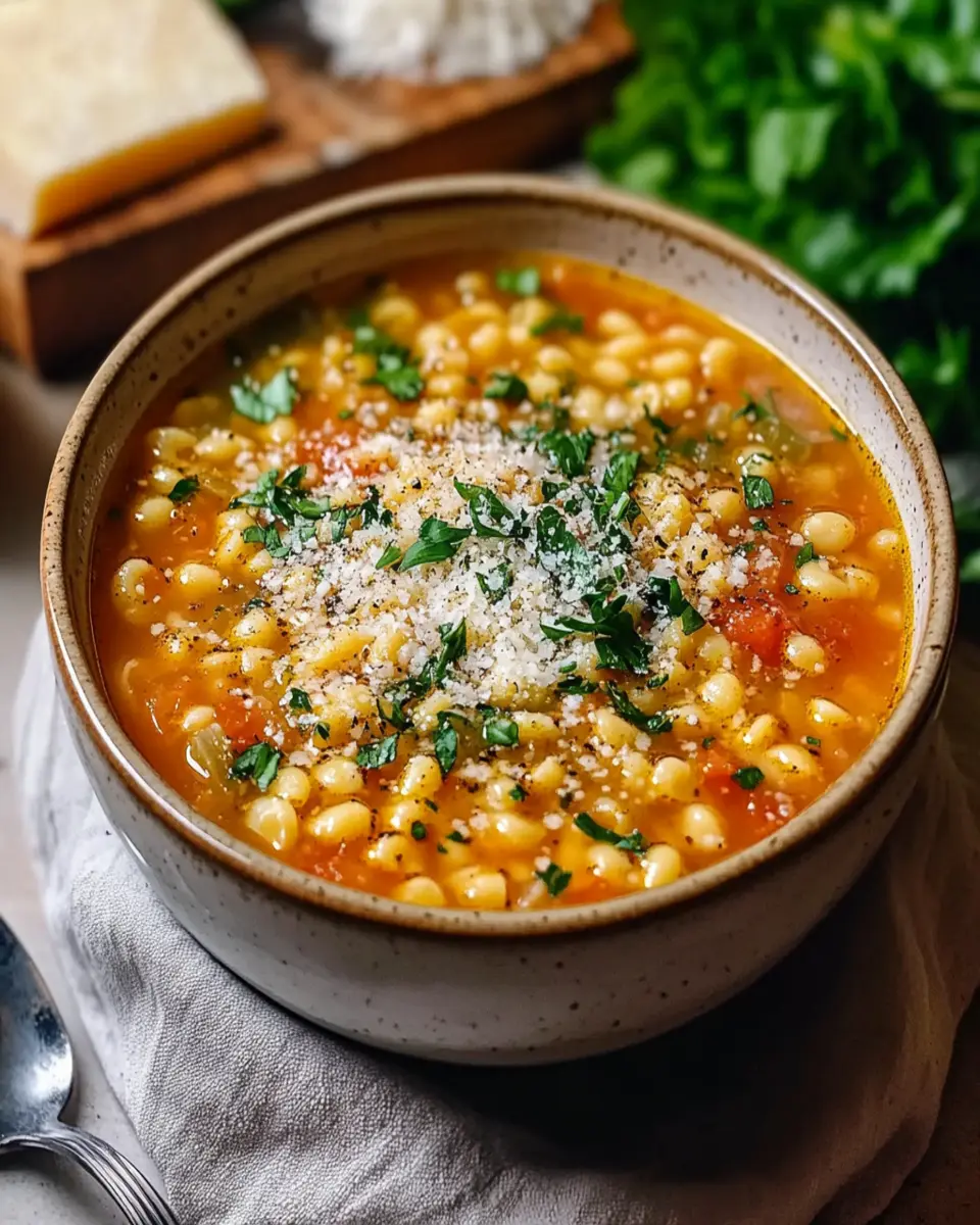 Italian Pastina Soup First Image First Image