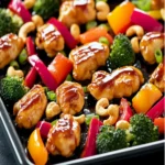 Easy Sheet Pan Cashew Chicken First Image First Image