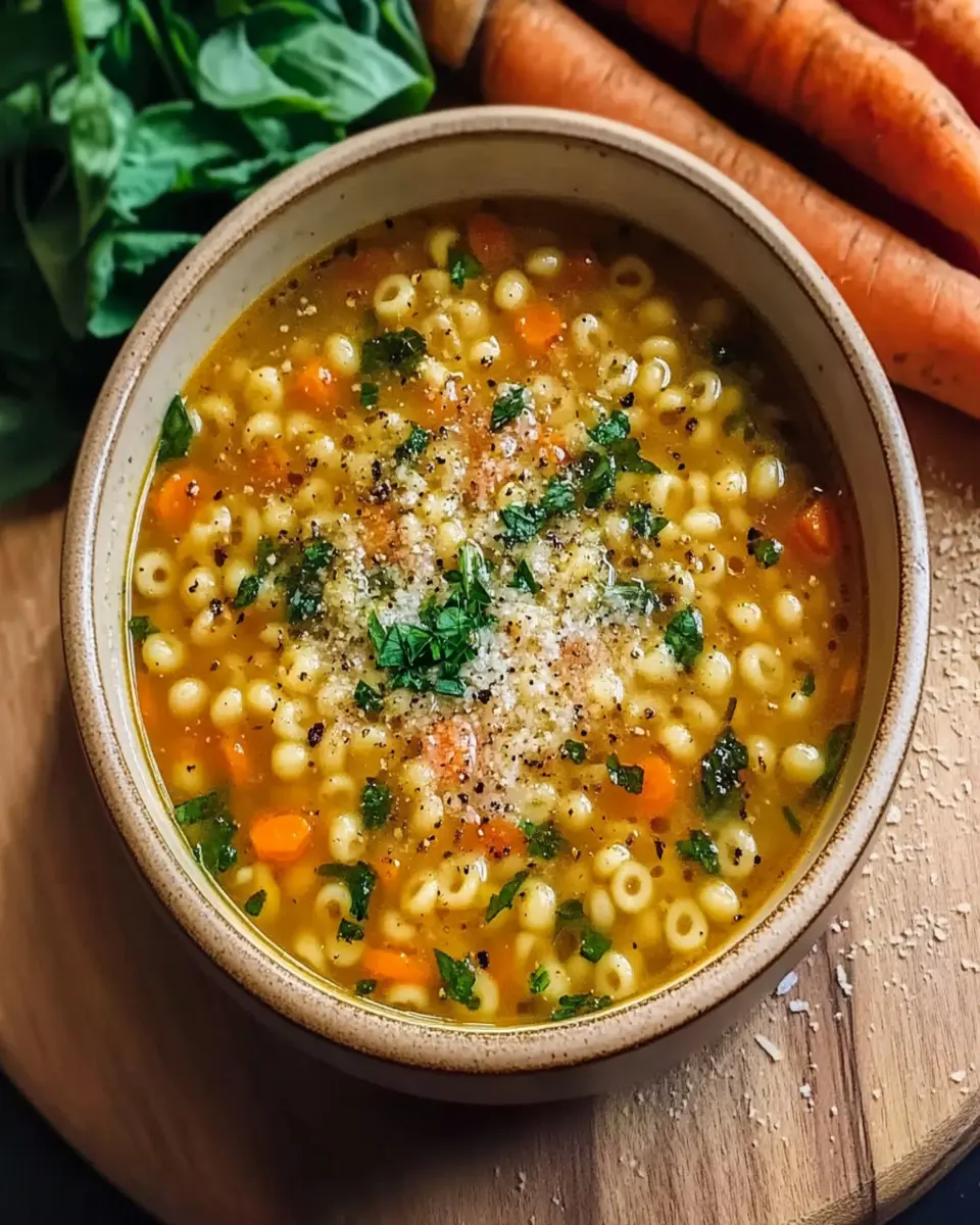 Italian Pastina Soup First Image First Image
