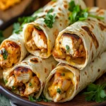 Cheesy Garlic Chicken Wraps – Easy & Delicious Meal First Image First Image