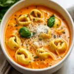 Cheesy Tomato Tortellini Soup First Image First Image