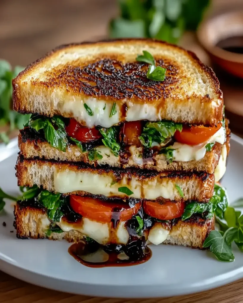 Grilled Balsamic Vinaigrette Sandwich Melt First Image First Image