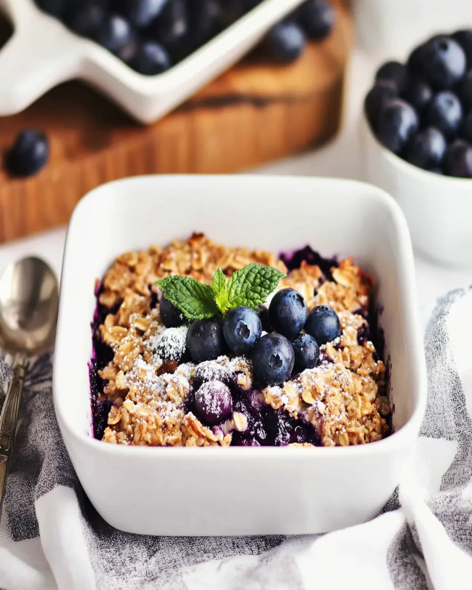 Blueberry Baked Oatmeal First Image First Image