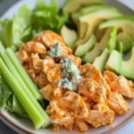 High Protein Buffalo Chicken Salad (Healthy, Easy) First Image First Image