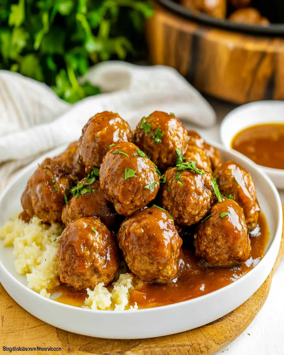 Saucy Crock Pot Mississippi Meatballs Recipe First Image First Image