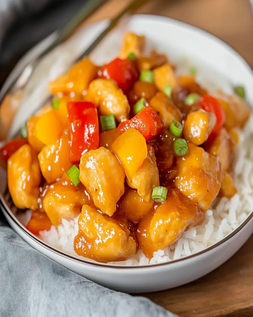 Crockpot Sweet and Sour Chicken First Image First Image