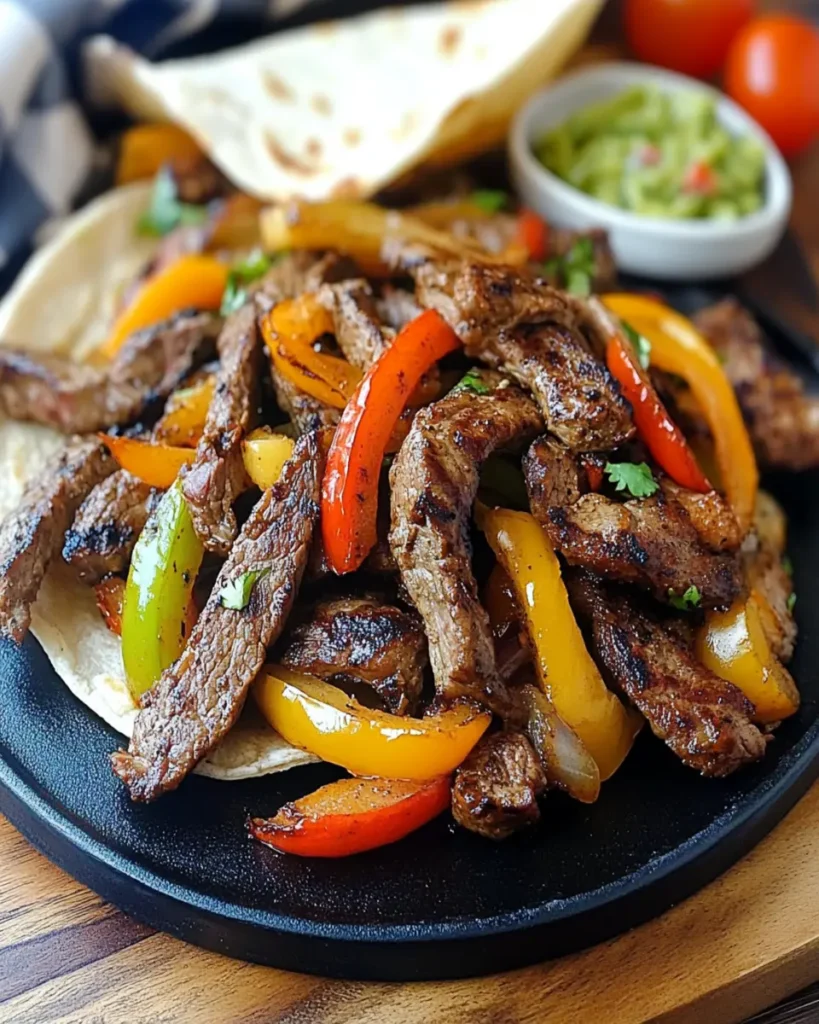 Sizzling Steak Fajitas on Blackstone: A Flavor Fiesta First Image First Image