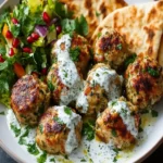 Chicken Kofta with Garlic Yogurt Sauce First Image First Image